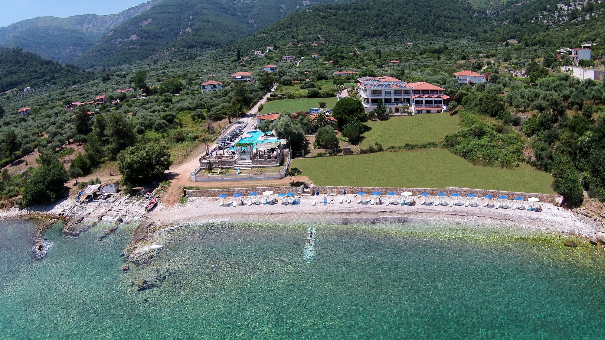 Maranton Beach Hotel Koinira Exterior photo